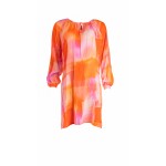 NED Jurk JACKIE 3/4 Orange Red NED Jurk JACKIE 3/4 Orange Red